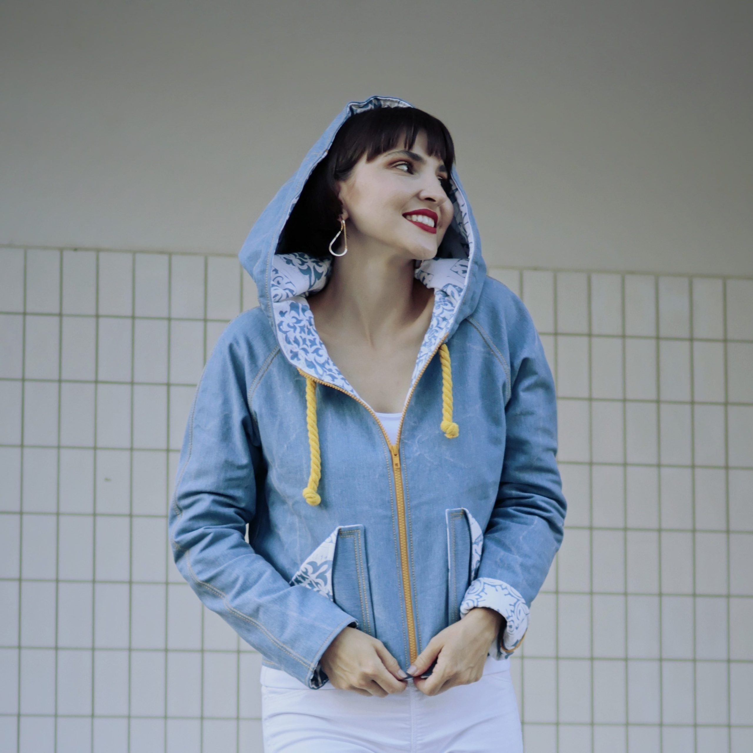 Bunda světlemodrá1