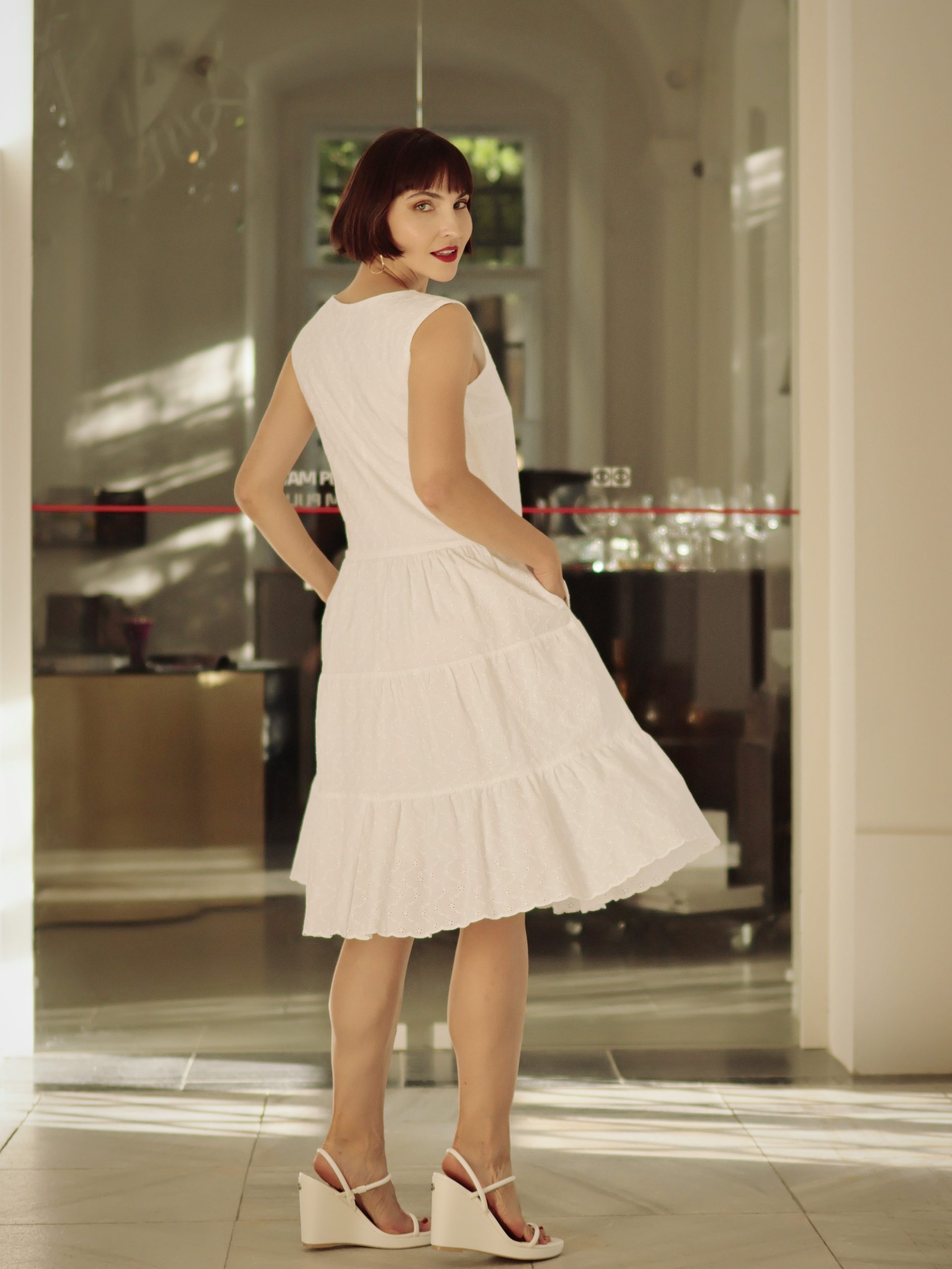 Šaty Madeira bílé1