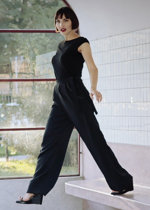 Kalhoty Ludlow černé